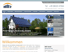 Tablet Screenshot of mrt-solar.de